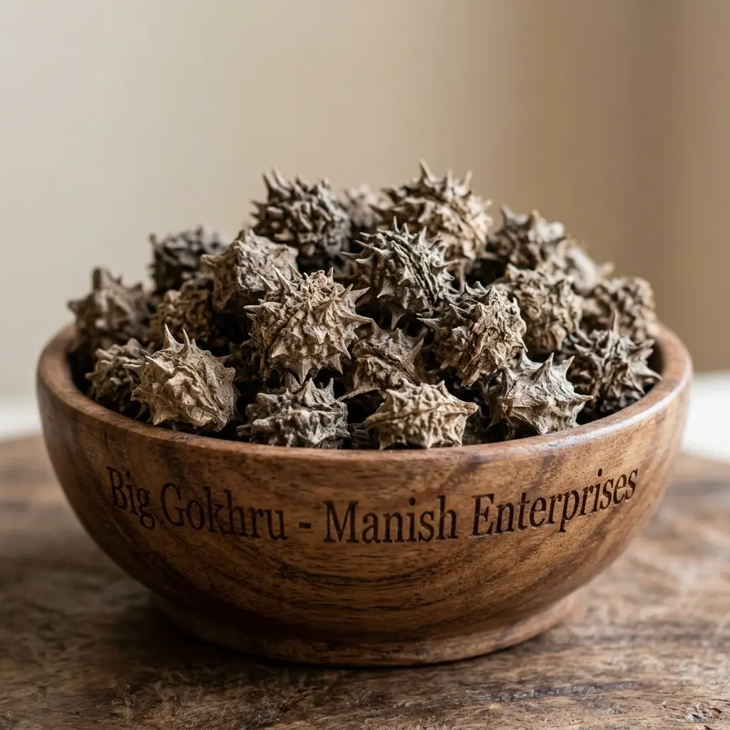 Premium wholesale Big Gokhru Pedalium murex fruits Neemuch Manish Enterprises