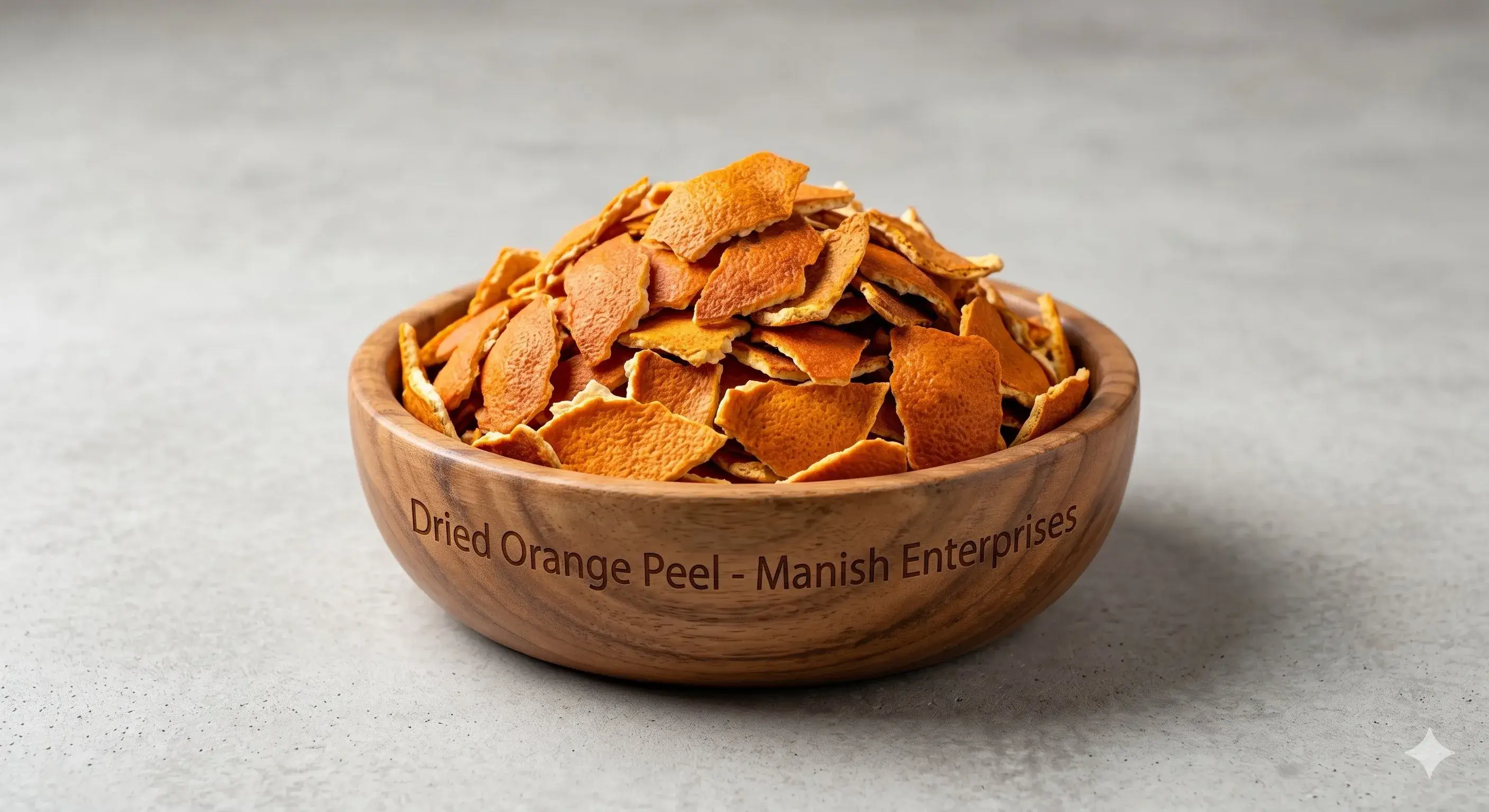 Premium wholesale dried orange peel Citrus sinensis Neemuch Manish Enterprises