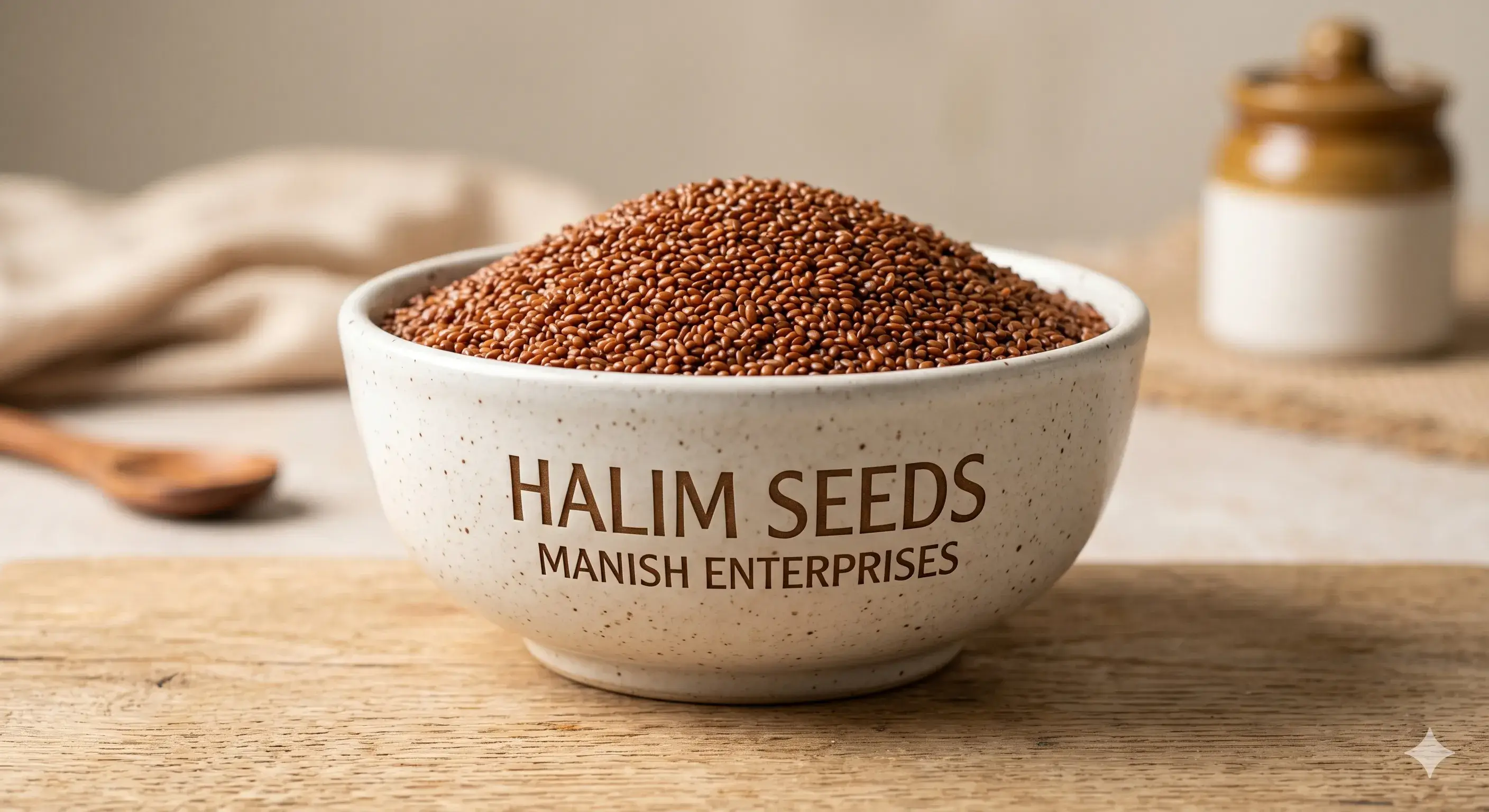 Premium wholesale Halim Seeds Garden Cress Aasaliya bulk supplier Neemuch Manish Enterprises