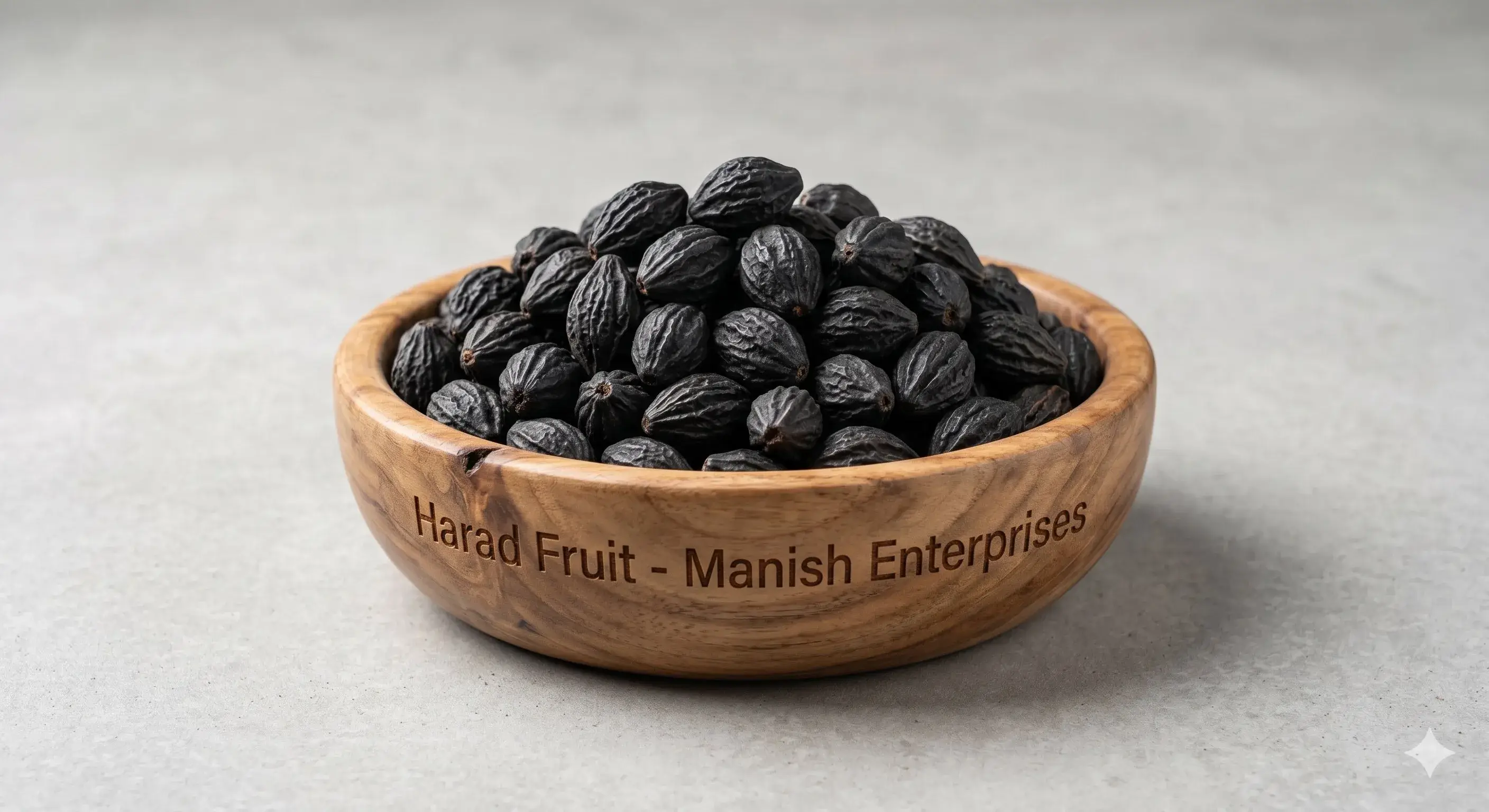 Premium wholesale Harad Haritaki Terminalia chebula fruits Neemuch Manish Enterprises