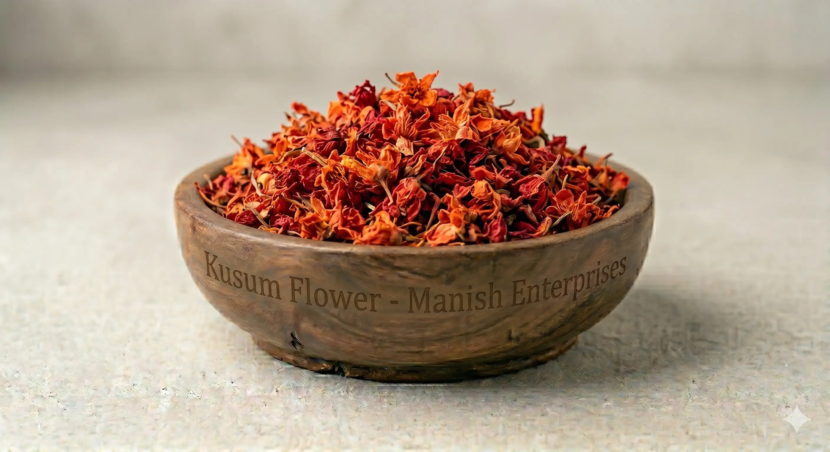 Premium wholesale Kusum Flower Ceylon Oak dried petals Neemuch Manish Enterprises