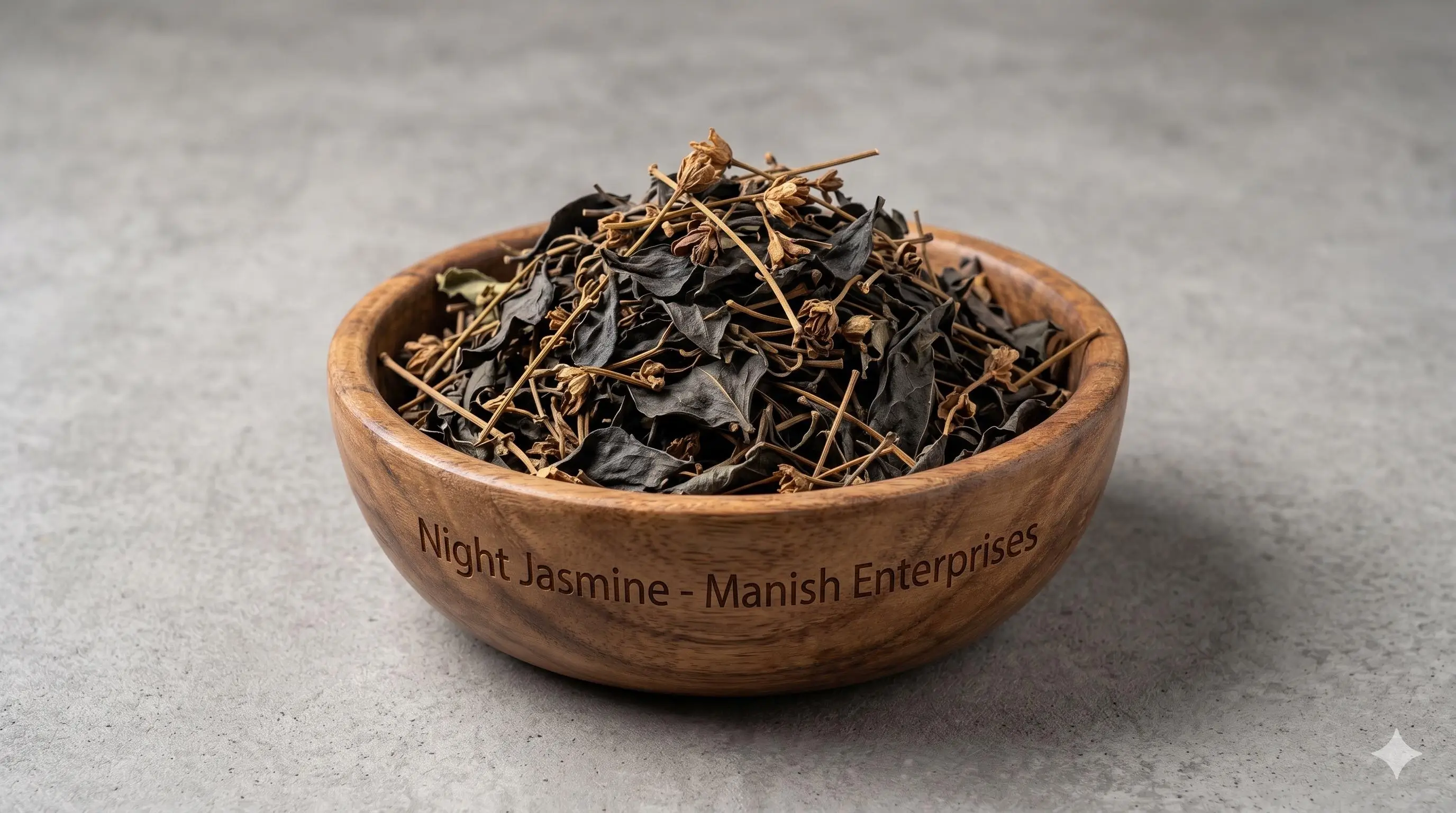 Premium wholesale Harsingar Parijat leaves Nyctanthes arbor-tristis Neemuch Manish Enterprises