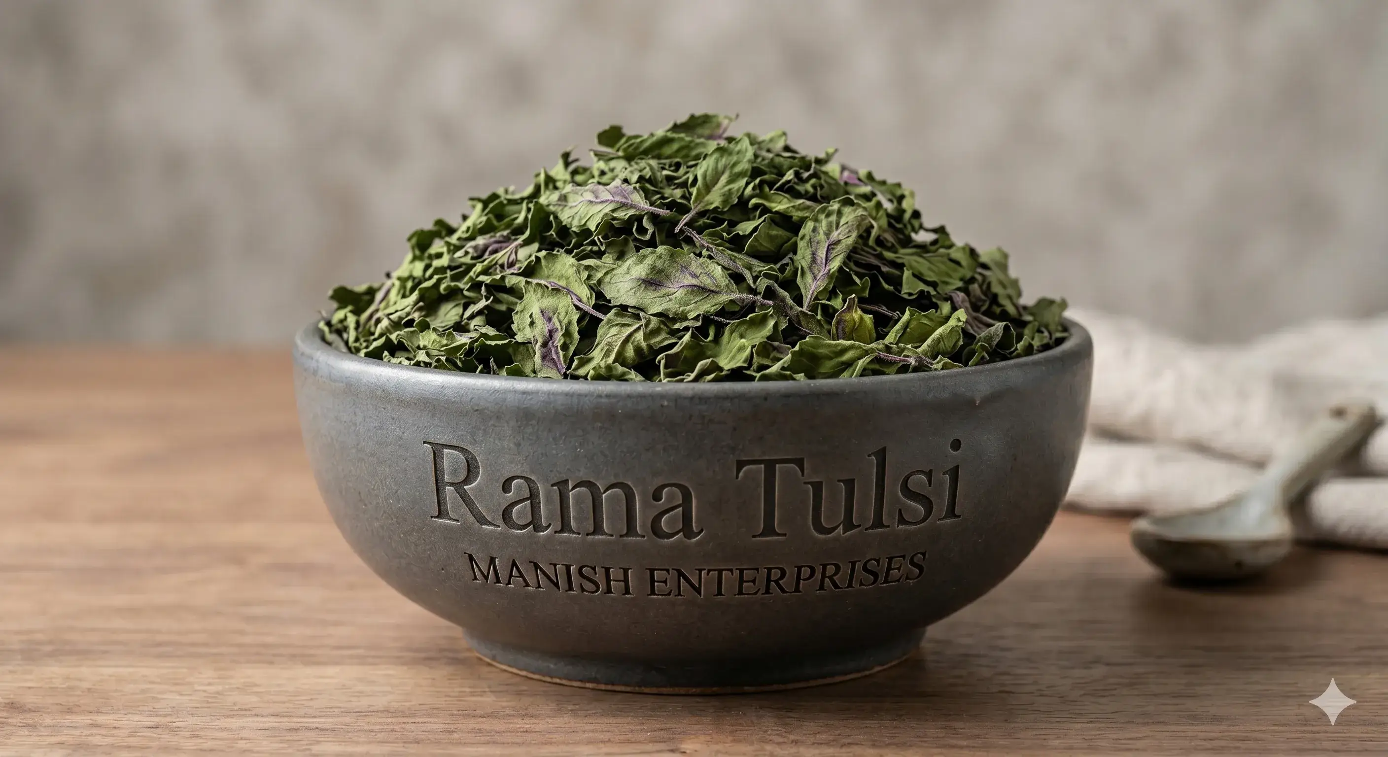Premium wholesale Rama Tulsi dried leaves Ocimum tenuiflorum Neemuch Manish Enterprises