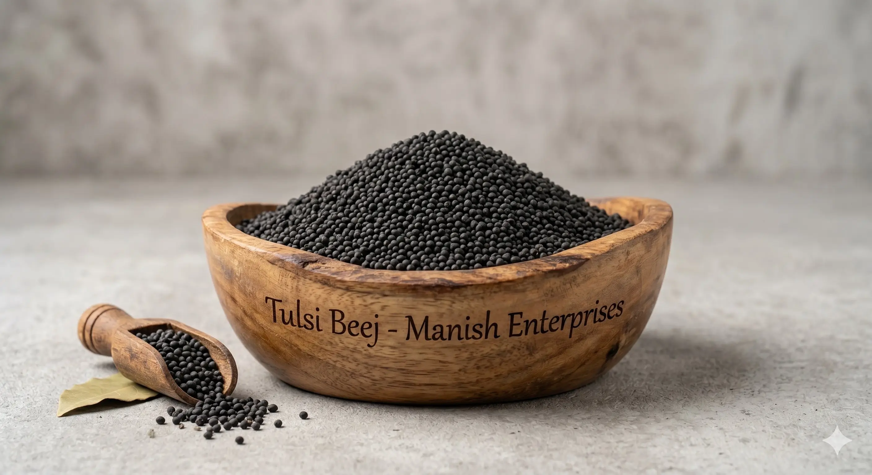 Premium wholesale Tulsi Beej basil seeds sortex clean Neemuch Manish Enterprises