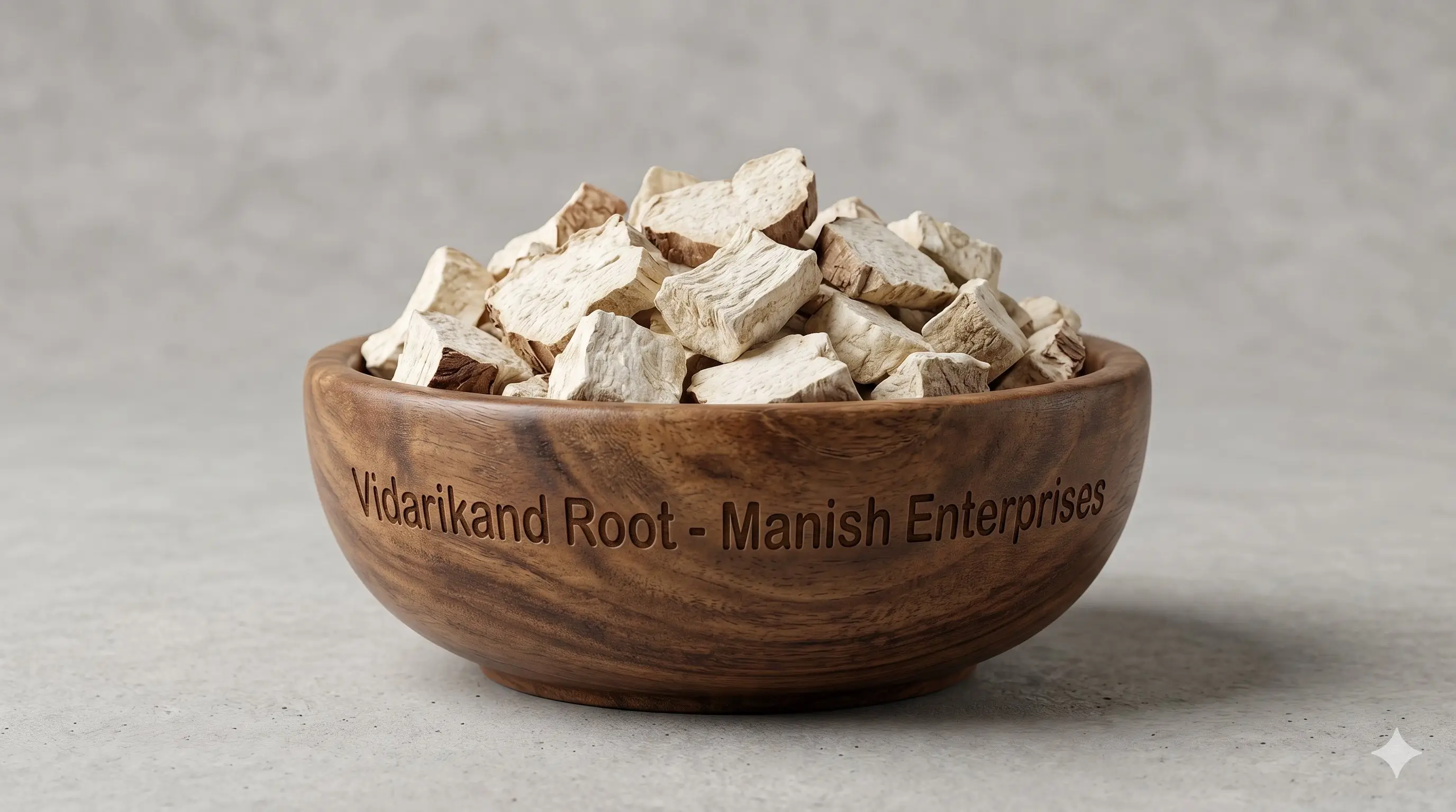 Premium B2B wholesale Vidarikand Pueraria tuberosa roots Neemuch Manish Enterprises
